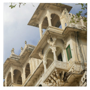 Stadspalatset, Udaipur, Rajasthan, Indien Kakelplatta