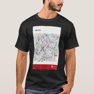 Stadsplan för Wien T Shirt