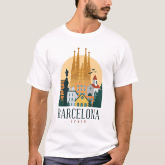 Stadsplanering för Barcelonaskylin T Shirt
