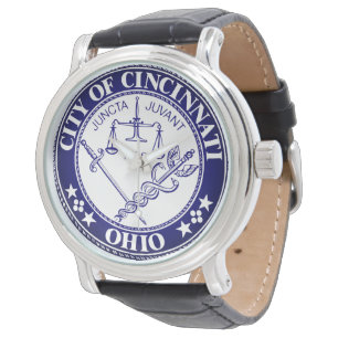 Stadssätet Cincinnati, Ohio Armbandsur
