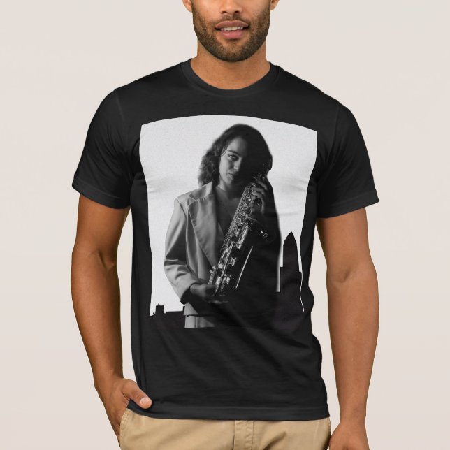 Stadssaxofon T Shirt (Framsida)