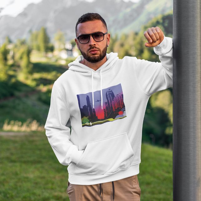 Stadsscen i Dusk Hoodie (Skapare uppladdad)
