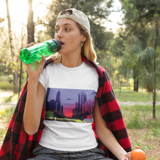 Stadsscen i Dusk T Shirt (Skapare uppladdad)