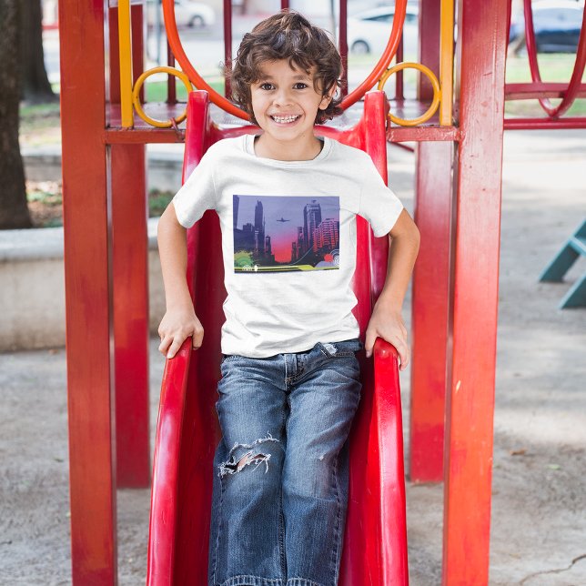 Stadsscen i Dusk T Shirt (Skapare uppladdad)