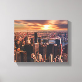  Stadssiluett bild på canvas