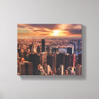  Stadssiluett bild på canvas