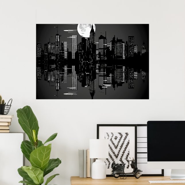STADSVY #1 POSTER (Hemmakontoret)