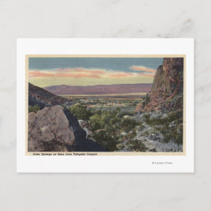 Stadsvy från Tahquitz Canyon Vykort