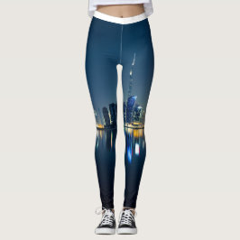 Stadsvy Skyline Print Leggings