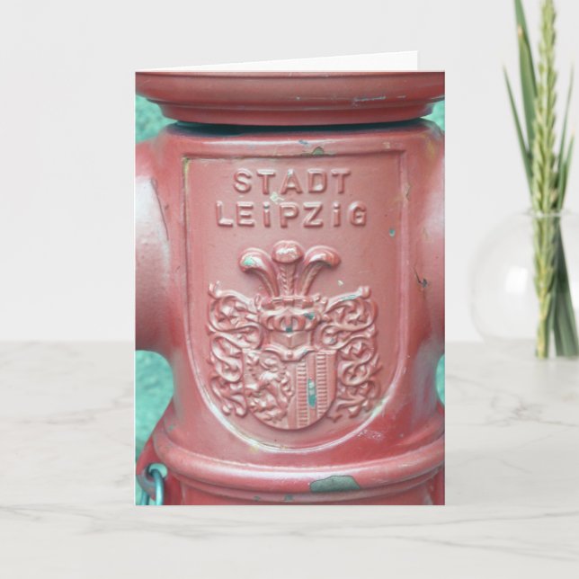 Stadt Leipzig, Tyskland hälsningskort Kort (Framsida)