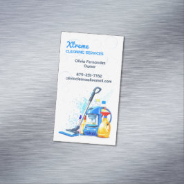 Städtjänst Magnetiska Visitkort