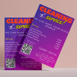 Städtjänster Städhjälp Pris Scan För Att Ansluta  Flygblad