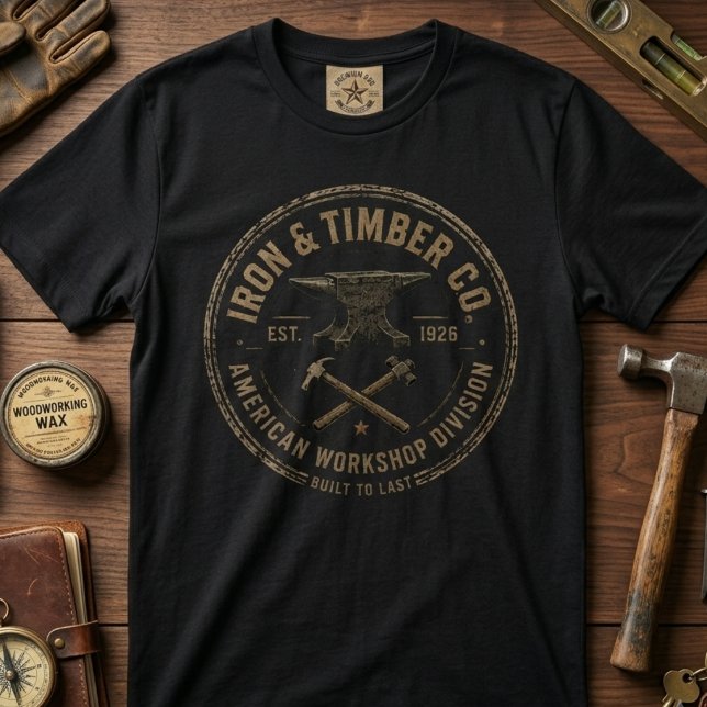 Städverkstad | Gammal smideskonst T Shirt (Skapare uppladdad)