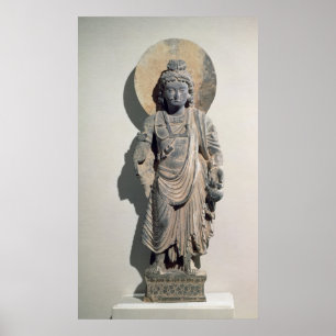 Stående Bodhisattva Maitreya, 300-talet Poster