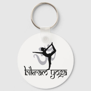 Stående Bow Pulling Pose Bikram Yoga Nyckelring