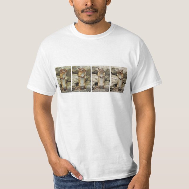 Stående chipmunk t shirt (Framsida)