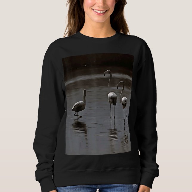 Stående dosinfluensorer Flamingo Stil 1 T Shirt (Framsida)