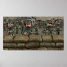 Stående garde - liten Poster