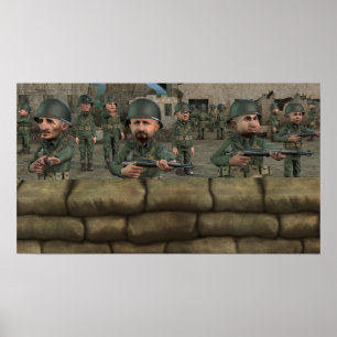 Stående garde - liten Poster