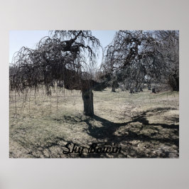 Stående i vinden poster