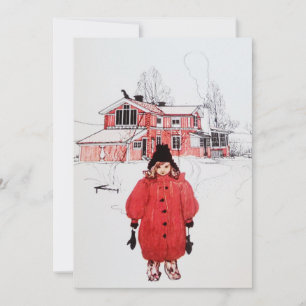 Stående i Winter Snö
