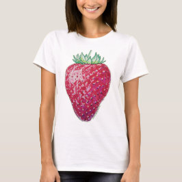 Stående jordgubbe t shirt