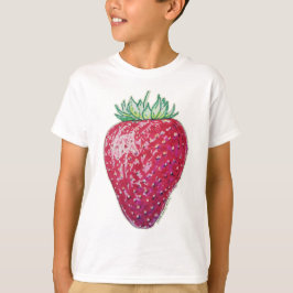 Stående jordgubbe t shirt