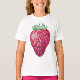 Stående jordgubbe t shirt