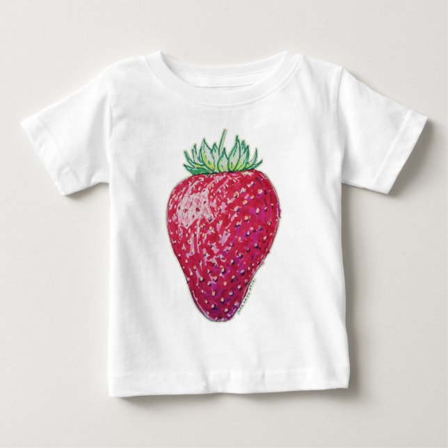 Stående jordgubbe t shirt (Framsida)