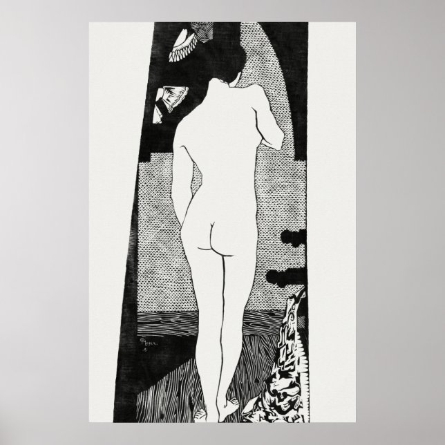 Stående kvinna (1915) poster (Framsidan)