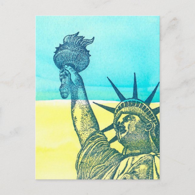 Stående med Ukraina Vykort (Framsida)