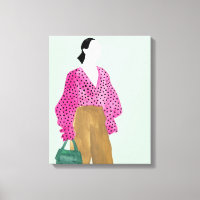 Stående Mode Figur - Polka Dot Top