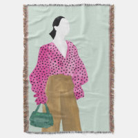 Stående Mode Figur - Polka Dot Top