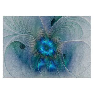 Stående ovationer, Abstrakt blå turkos Fractal