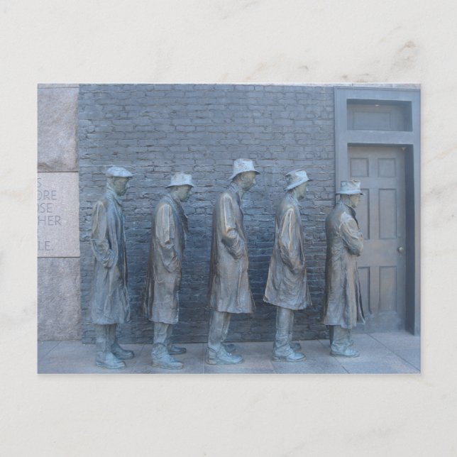 Stående på rad vykort (Framsida)