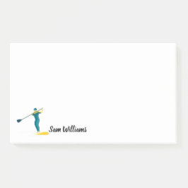 Stående Paddleboarding Post-it Block