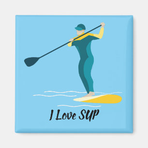 Stående Padleboarding Magnet