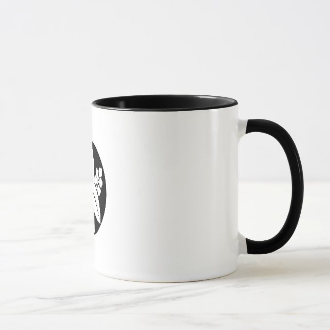 Stående pilspets i kakor av ris mugg (Höger)