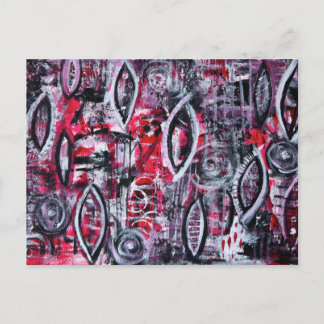 "Stående proud" Postkort för akrylkonst Vykort