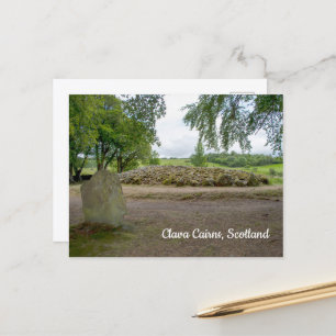 Stående sten vid Clava Cairns, Skottland Vykort