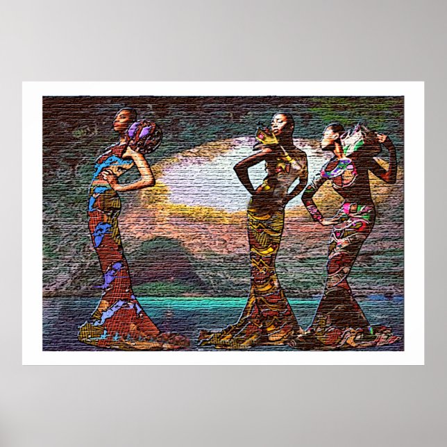 Stående tallmosor bland Haters-affrocentriska kraf Poster (Framsidan)