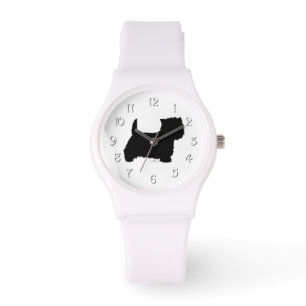 Stående Westie Siluett Armbandsur