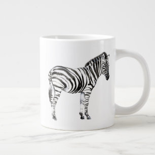 Stående Zebra Jumbo Mugg
