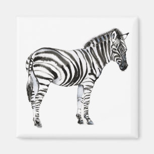 Stående Zebra Magnet