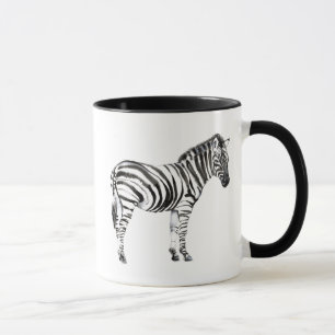 Stående Zebra Mugg