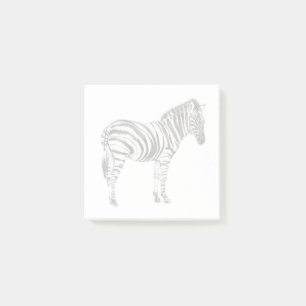 Stående Zebra Post-it Block