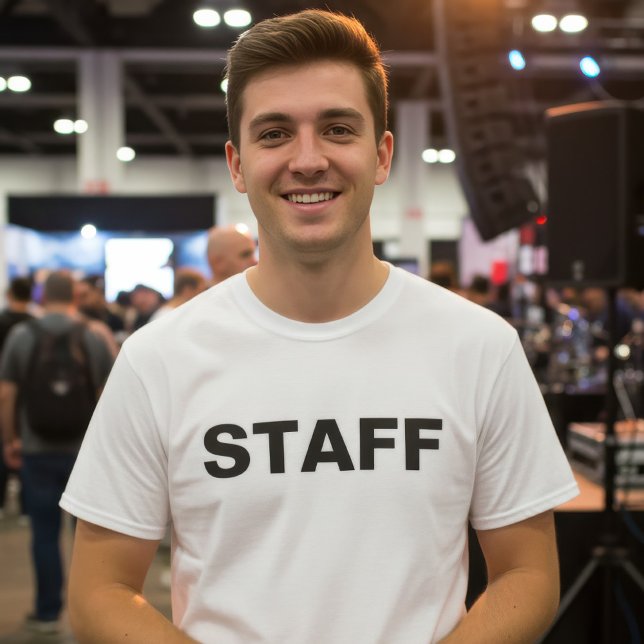 STAFF Event Management Anställd Tee Shirt (Skapare uppladdad)