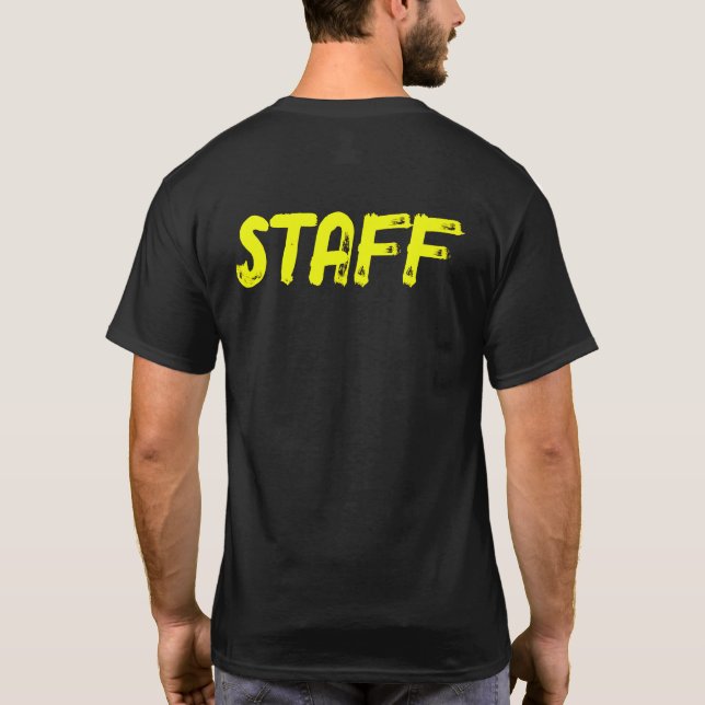 STAFF (front/back) T Shirt (Baksida)