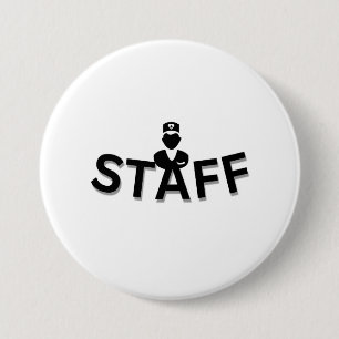 STAFF-knappmärke Knapp