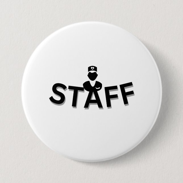 STAFF-knappmärke Knapp (Framsida)